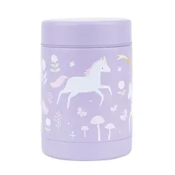 A Little Lovely Company | Geïsoleerde RVS Voedselpot Unicorn Dreams