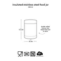 A Little Lovely Company A Little Lovely Company | Insulated Stainless Steel Food Container for Vehicles