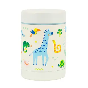 A Little Lovely Company | Récipient alimentaire isotherme en acier inoxydable Jungle