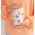 A Little Lovely Company A Little Lovely Company | Récipient alimentaire isotherme en acier inoxydable « Cœurs »