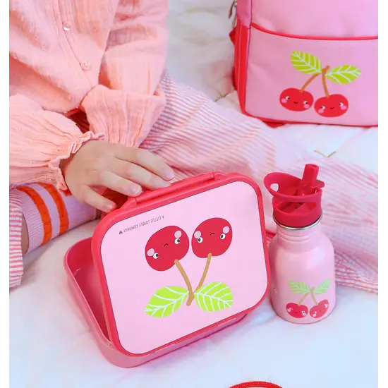 A Little Lovely Company A Little Lovely Company | Lunchbox „Fröhliche Kirschen“