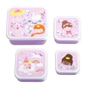 A Little Lovely Company | Lunch- & Snackbox-Set „Prinzessinnen“