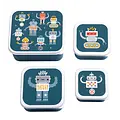 A Little Lovely Company A Little Lovely Company | Lunch- & Snackbox-Set „Roboter“