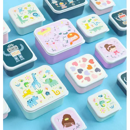A Little Lovely Company A Little Lovely Company | Jungle Lunch & Snack Box Set