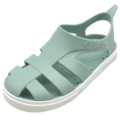 Boatilus Boatilus | Bioty sandals in pastel green and white