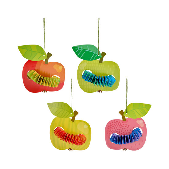 Haba Haba | Knutselen- Eerste Vouwproject – Appelwormpjes