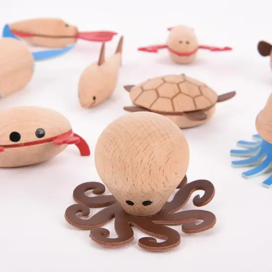 Tickit Tickit | Meeresbewohner aus Holz