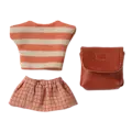 Maileg Maileg | Clothes And Bg Big Sister Mouse Coral