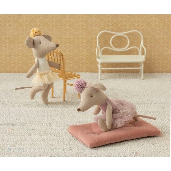Maileg Maileg | Ballerina-Maus, kleine Schwester, cremefarben