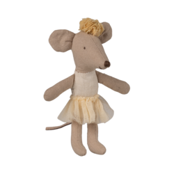 Maileg | Ballerina Mouse little Sister Off White