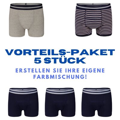 UnderWunder Packung mit 5 Herren Boxern