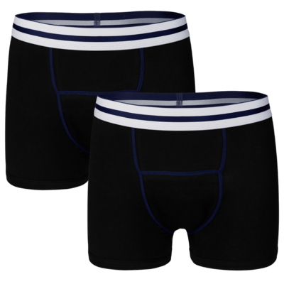 UnderWunder Herren Boxershorts schwarz (Preis pro Ser)