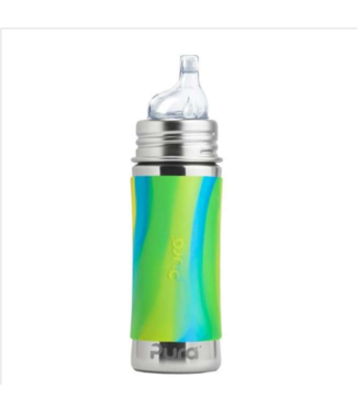 PURA Pura Trinklernflasche 325ml aqua swirl sleeve