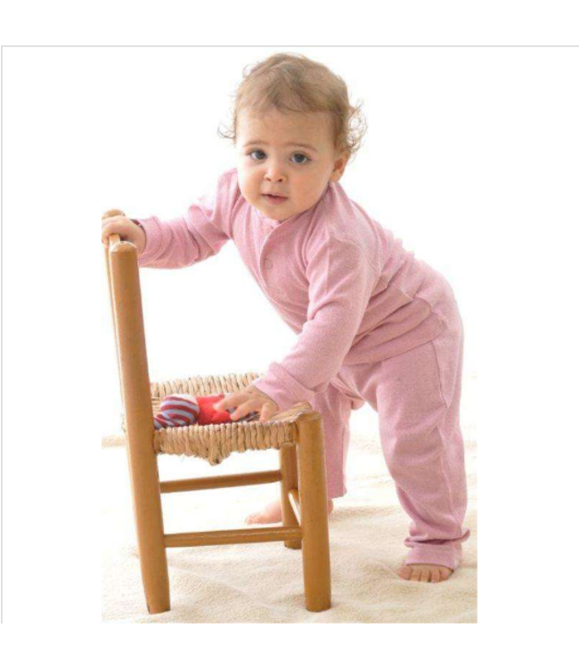 Alkena Hose aus Bio Bourretteseide - rosa