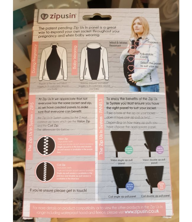 Zip Us In Zip Us In Jackeneinsatz - Coil - Double Slider