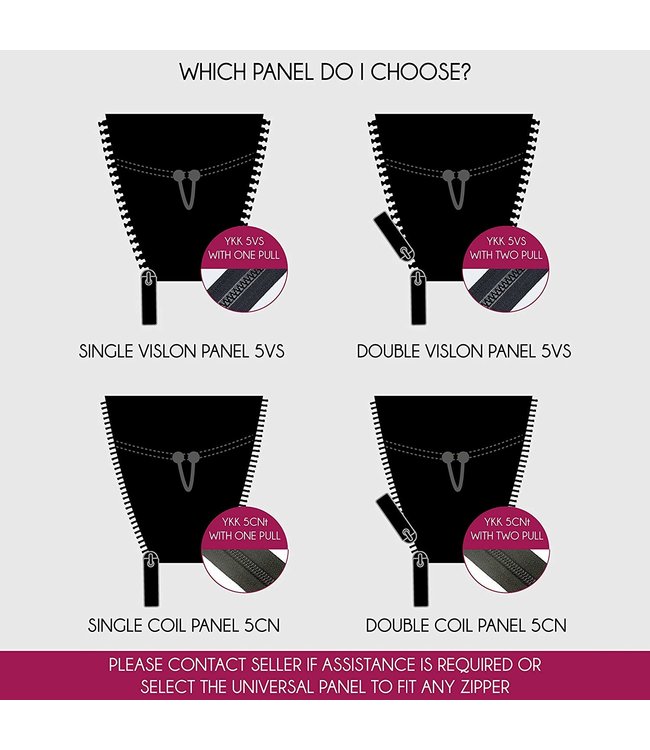 Zip Us In Zip Us In Jackeneinsatz - Coil - Double Slider