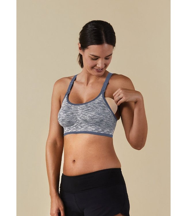 Bravado! Bravado - Body Silk Seamless Rhythm Still- und Umstands-BH - Moonriver Spacedye