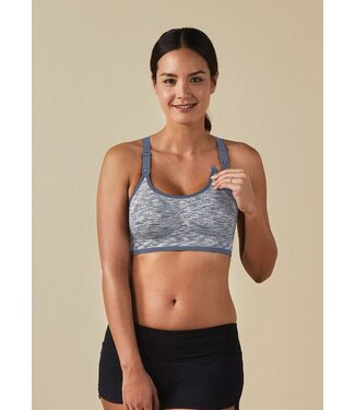 Bravado! Bravado - Body Silk Seamless Rhythm Still- und Umstands-BH - Moonriver Spacedye