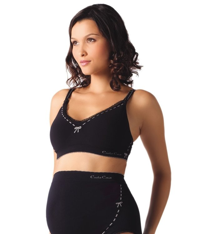 Cache Coeur Cache Coeur - Still- und Umstandsbh - Illusion - nahtlos - schwarz