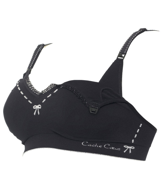 Cache Coeur Cache Coeur - Still- und Umstandsbh - Illusion - nahtlos - schwarz