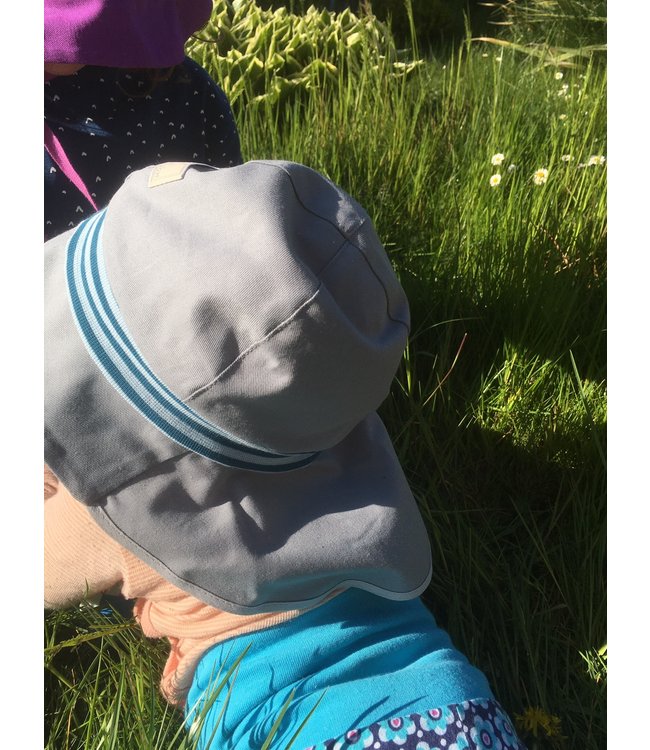 Pick a Pooh Pick a Pooh - Sonnenhut - Feuerwehr Strick - grau - UV 20