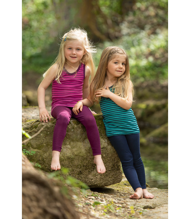 Engel Natur Achselhemd - Unterhemd - Wolle/Seide - eisvogel/marine