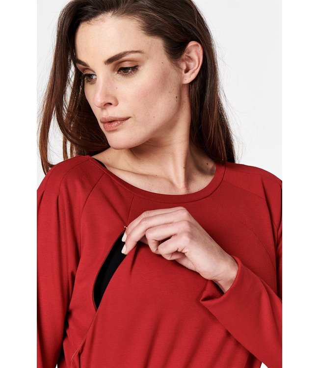 Noppies Stillkleid, Umstandskleid - Sydney - Rio Red