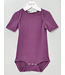 Alkena Seidenbody Baby - kurzarm violett - Bouretteseide