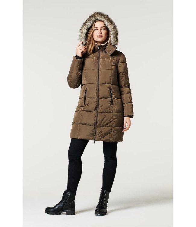 Noppies Winterjacke - 3in 1 - Anna - chocolate chip