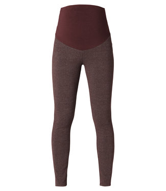 ESPRIT Leggings Thermo - Schwangerschaft - braun kariert