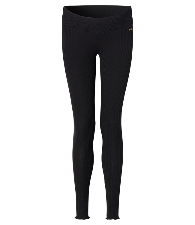 Noppies Leggings - Rippen - Unterbauch - bio - schwarz