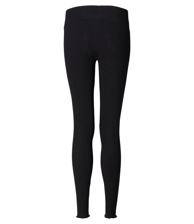 Noppies Leggings - Rippen - Unterbauch - bio - schwarz