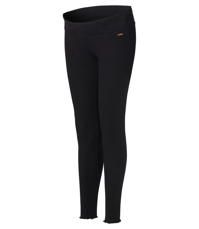 Noppies Leggings - Rippen - Unterbauch - bio - schwarz