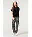 Sommerhose Schwangerschaft mit Blätterprint - Viskose