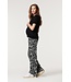 Sommerhose Schwangerschaft mit Blätterprint - Viskose