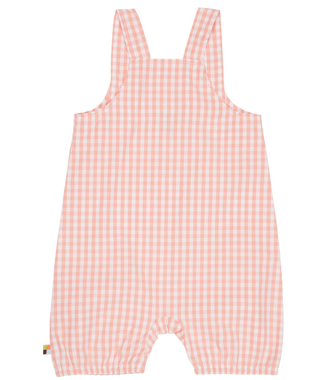 Loud and Proud Kurze Latzhose - Vichy-Karo - peach