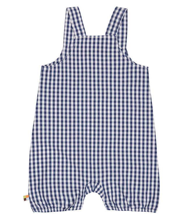 Loud and Proud Kurze Latzhose - Vichy-Karo - ultramarin