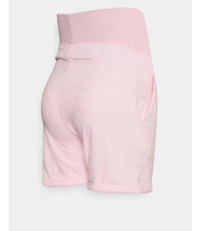 love2wait Kurze Hose - Schwangerschaft - Terry Sweat - rosa