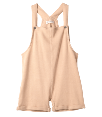 Organic by Feldmann Jumpsuit shorts - Latzhose kurz - sand