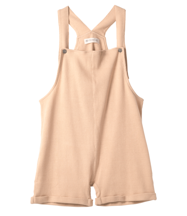 Organic by Feldmann Jumpsuit shorts - Latzhose kurz - sand