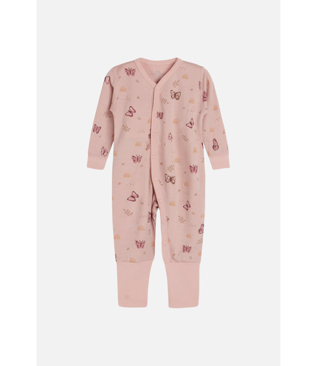 Hust and Claire Manu - Pyjama - Wolle/Bambus - Schmetterling - dusty rose
