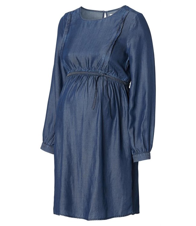 Noppies Still- und Umstandskleid - Tencel - darkwash