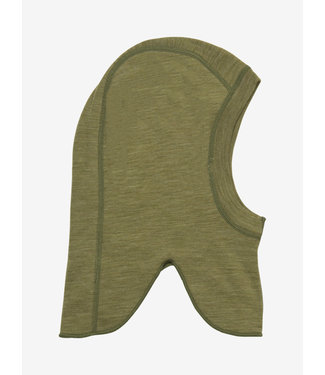 CeLaVi Schlupfmütze - Sturmhaube - Merinowolle - loden green melange