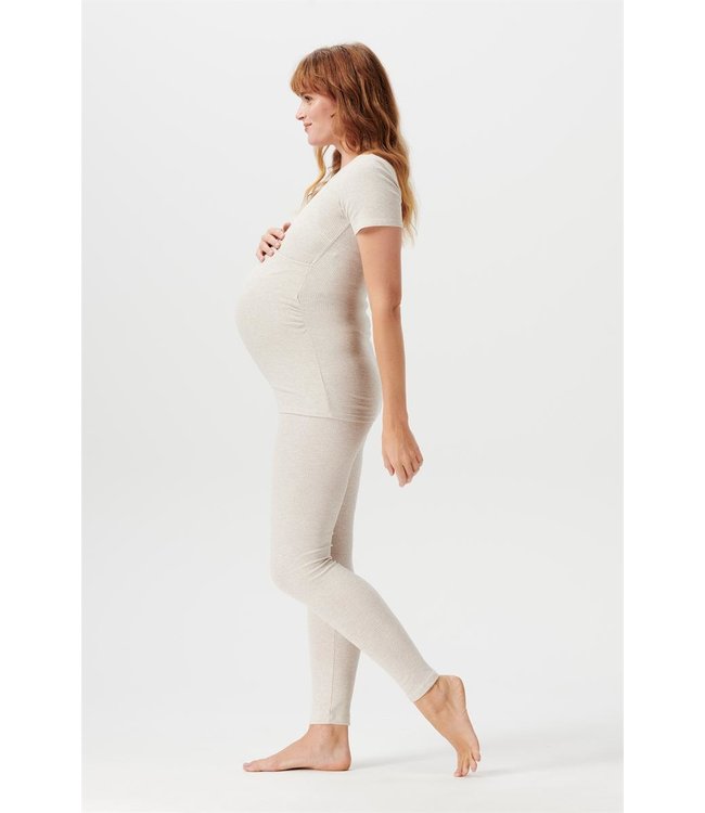 Noppies Stillshirt - Umstandsshirt - Anlo - oatmeal