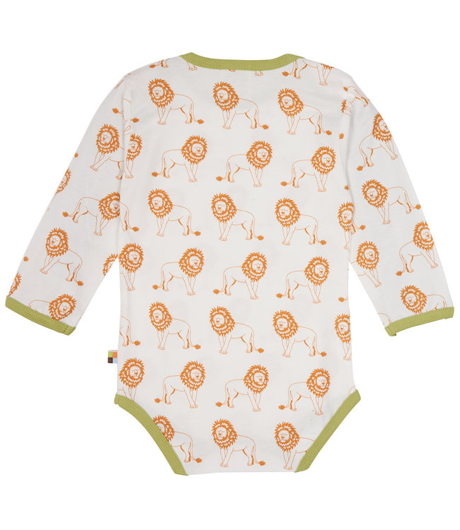 Loud and Proud Body langarm - Löwe - carrot