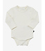 Minymo Body langarm - uni - Bambusviskose - white