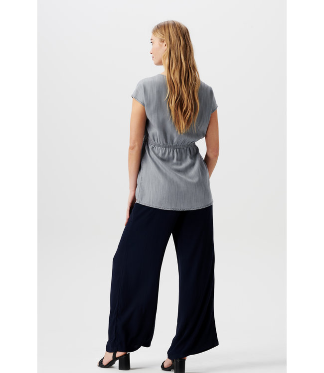 Noppies Bluse - Tunika - Stillen - Schwangerschaft - grey denim