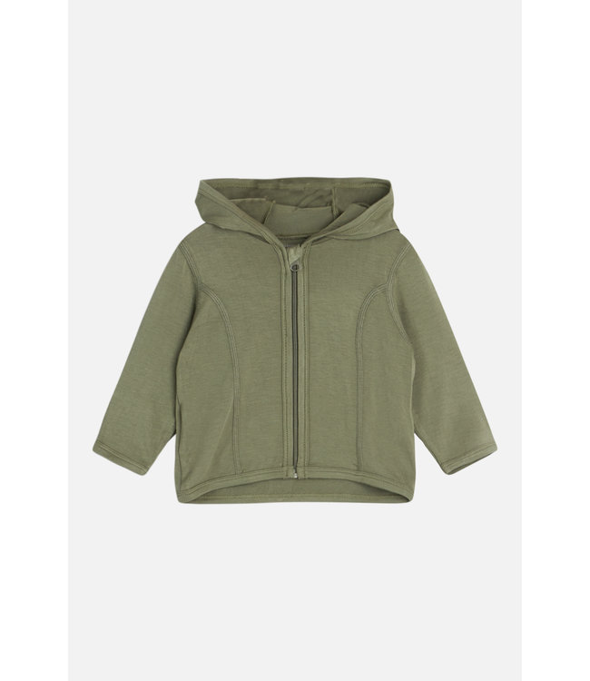 Hust and Claire Curd-HC - Cardigan - Bambusviskose - turtle green