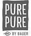 Pure Pure (Pure Pure by Bauer) Sonnenhut - Mini-Flapper - Leinen gestreift - lavender