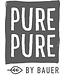 Pure Pure by Bauer Sonnenhut - Mini-Flapper - Leinen gestreift - dune